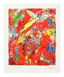 MARC CHAGALL The Triumph Of Music Mini Print 10in x 12in, with Certificate LXXXVIII of CCLXXV