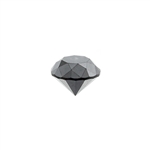 0.84 Carat Black Diamond Gemstone