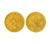 1856 $2.50 U.S. Liberty Head Gold Coin