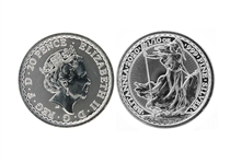 2020 British Silver Britannia BU Uncirculated Queen Elizabeth Coin