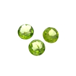 5.39CT Round Cut Green Peridot Parcel