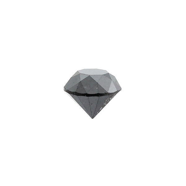 0.67 Carat Black Diamond Gemstone