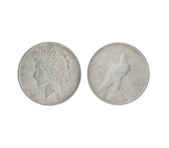 1922 U.S. Peace Silver Dollar Coin