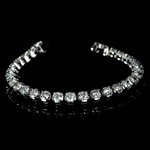 HAND MADE WHITE GOLD SETTING CUSTOM LAID 10CTW BRAND NEW DIAMOND BRACELET! VERY HIGH QUALITY!  (VGN A-45) 