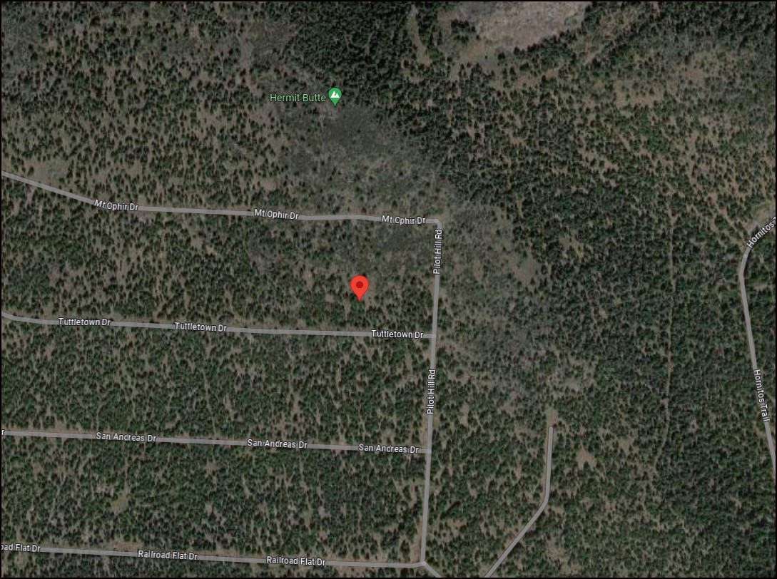 Lot Detail Modoc County Property In California Pines Subdivision