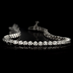 Luxurious Diamond 2CT Tennis Bracelet with 14KT White Gold Setting! Hand Selected Quality Brand New Custom Laid! (VGN A-37)