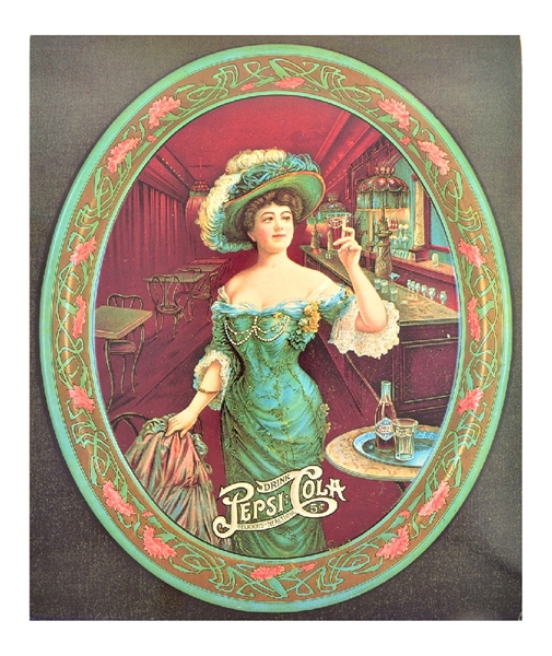 Collectable Pepsi Cola Advertising Poster (16" x 18.5") (Dimensions are Approximate)