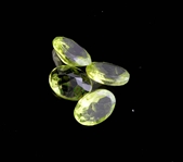 5.23CT Oval Cut Green Peridot Parcel