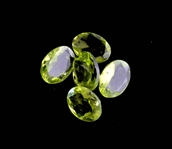 5.43CT Oval Cut Green Peridot Parcel