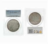 1887 U.S. Morgan Silver Dollar Coin