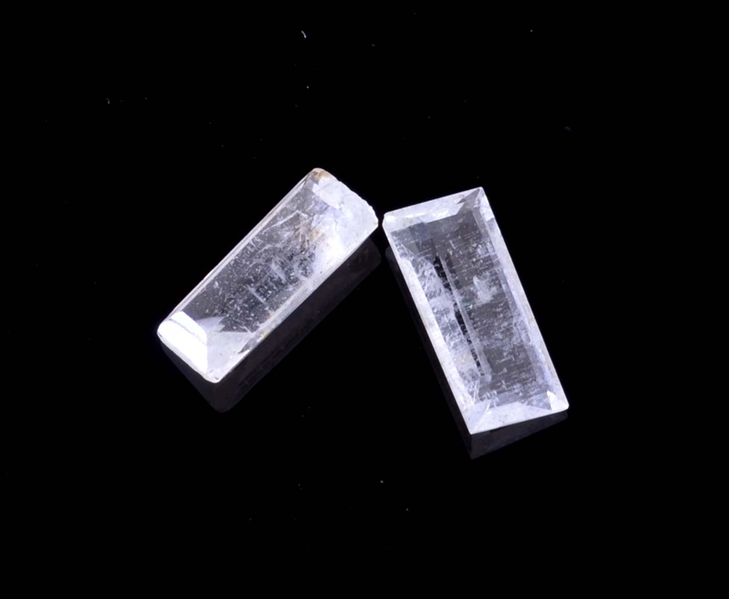 2.65CT Rectangular Step Cut Natural Aquamarine Parcel