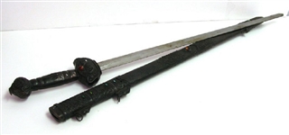 Ornamental Sword - Antique Copper with Inset Stones