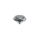 0.81 Carat Black Diamond Gemstone
