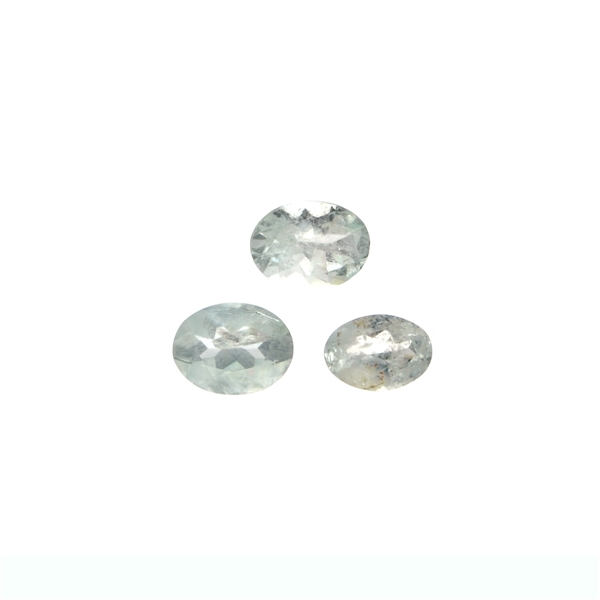 2.77CT Oval Cut Natural Aquamarine Parcel