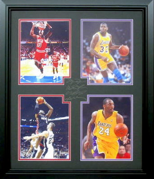 Lot Detail - Basketball Kobe Bryant, LeBron James, Michael Jordan, and ...