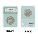 1963 U.S. Benjamin Franklin Half Dollar Coin
