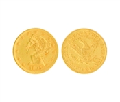 1895 $5.00 U.S. Liberty Head Gold Coin