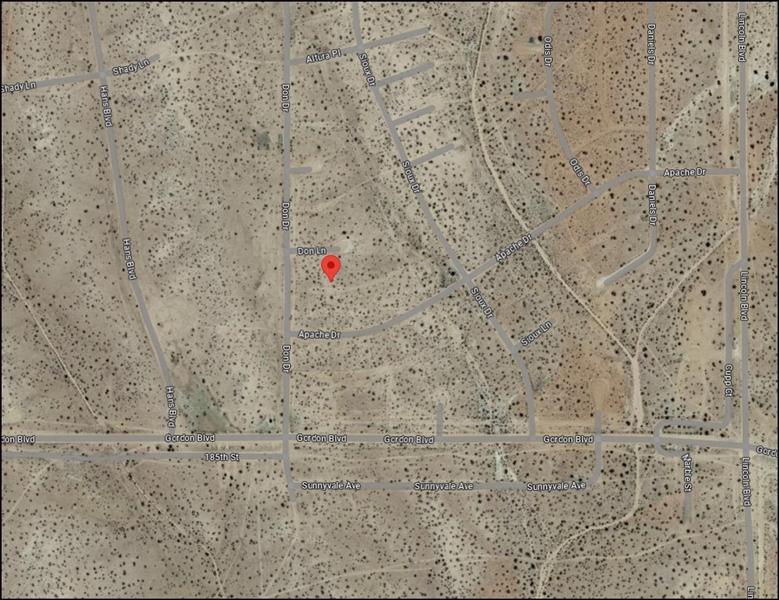 Southern California Kern County Platted Lot near California City! Great Investment! Low Monthly Payments!