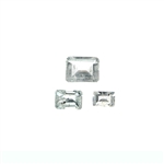 3.28CT Rectangular Step Cut Natural Aquamarine Parcel