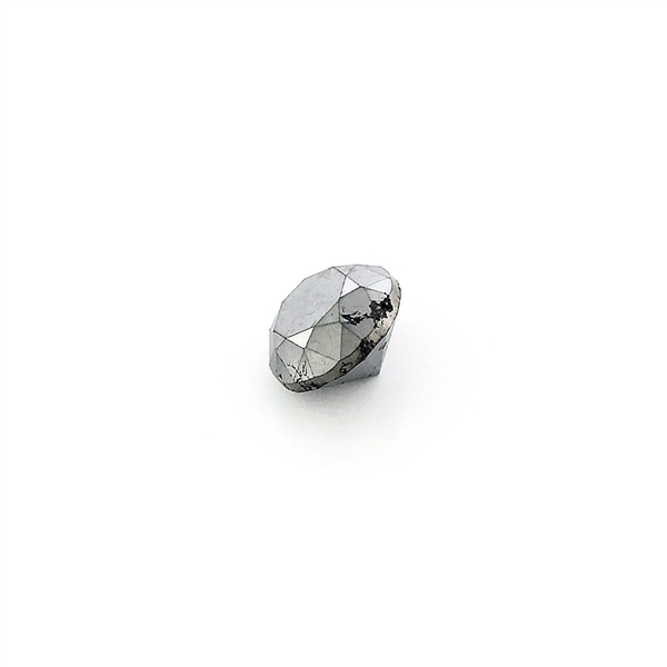 0.37CT Round Cut Black Diamond Gemstone