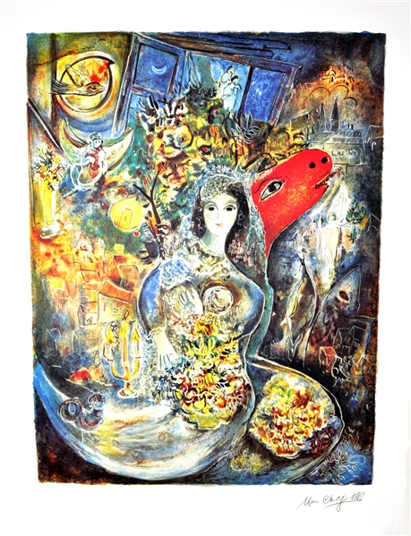 MARC CHAGALL Bella Print, 33" x 24"