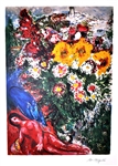 MARC CHAGALL Les Soucis Print, 36.5" x 25"