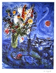 MARC CHAGALL La Dormeuse Aux Fleurs Print, 29.5" x 22"