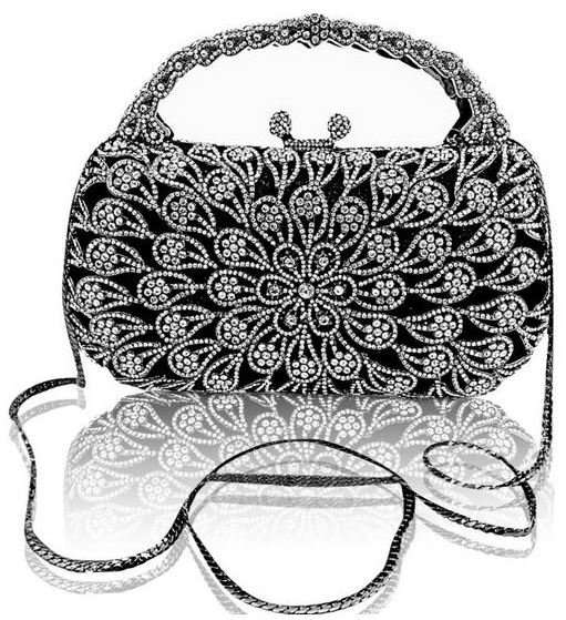 Swarovski Crystal Star of the Show Black Element Handbag! (Vault I)