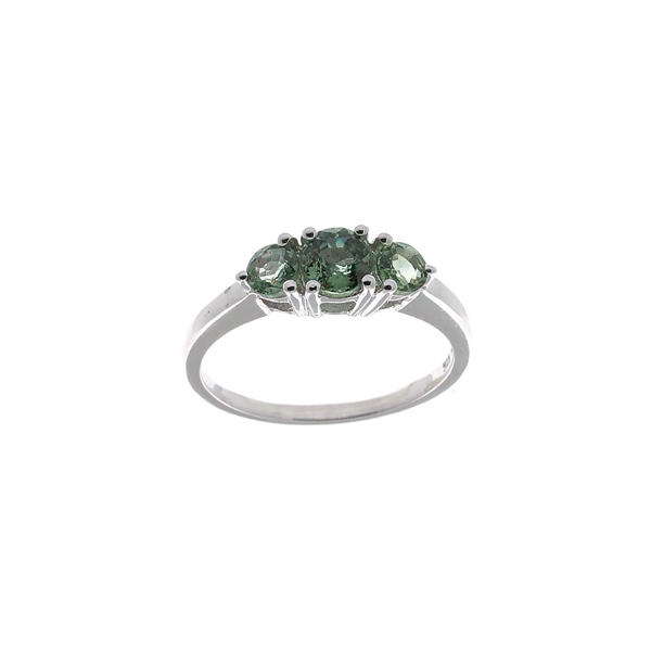 Peridot Gemstone 925 Sterling Silver Size 8 Ring 