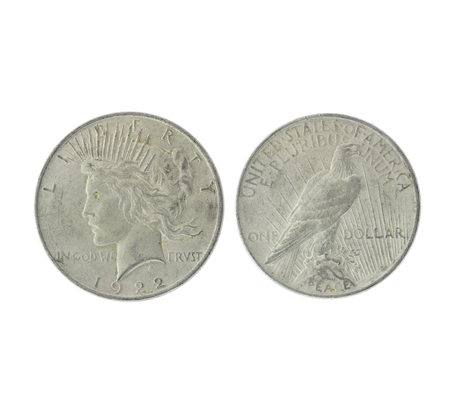 1922 U.S. Peace Silver Dollar Coin