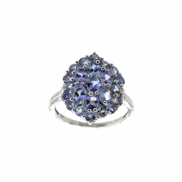 Tanzanite Gemstone 925 Sterling Silver Size 6 Ring 