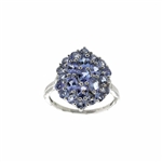 Tanzanite Gemstone 925 Sterling Silver Size 6 Ring 