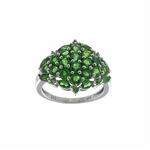 Peridot Gemstone 925 Sterling Silver Size 7 Ring 