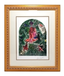 MARC CHAGALL (Stain Glass Windows) Framed 25H x 21W Ltd. Ed 80/125