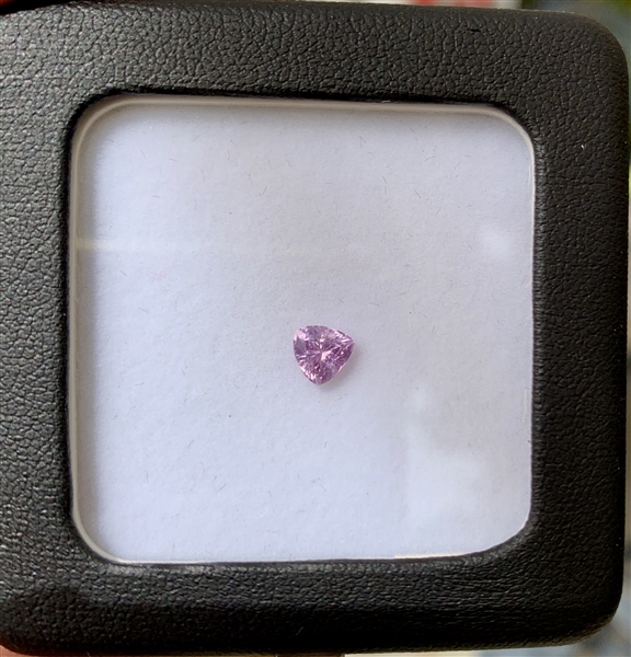 Rare Triangle Cut 1.14CT Pink Sapphire Gemstone (VGN_B-1078)