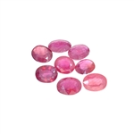 51.24CT Oval Cut Ruby Parcel 