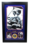 John F. Kennedy And Jacqueline Kennedy Plate Signed Fabulous Memorabilia 32H x 20W