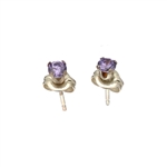 Sterling Silver Amethyst Earrings