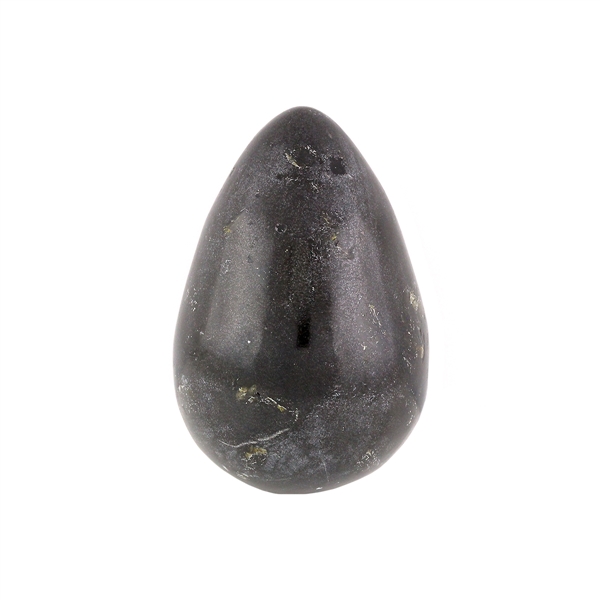 148.97g Egg-Shaped Cut Onyx Chalcedony Gemstone