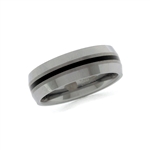 Solid Tungsten Mens Ring Size 11 Design 8