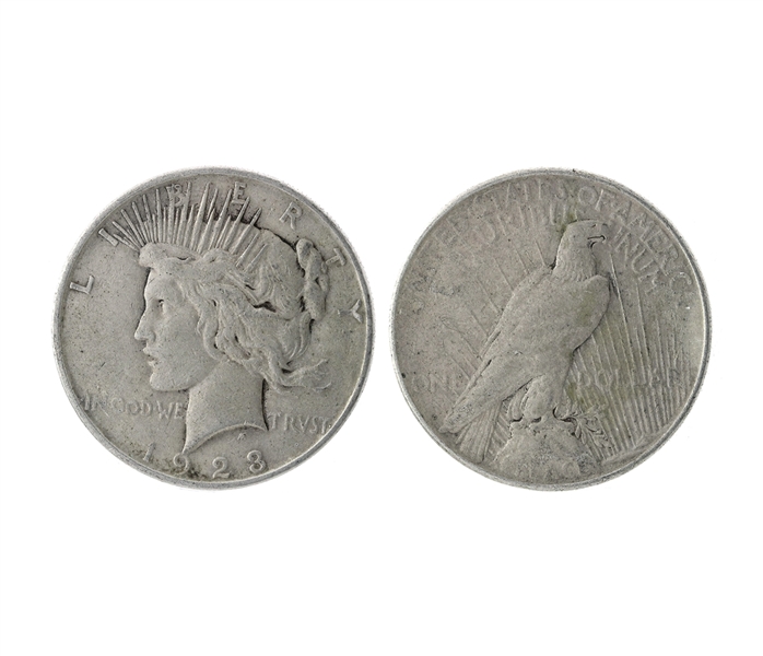 1923-D U.S. Peace Silver Dollar Coin