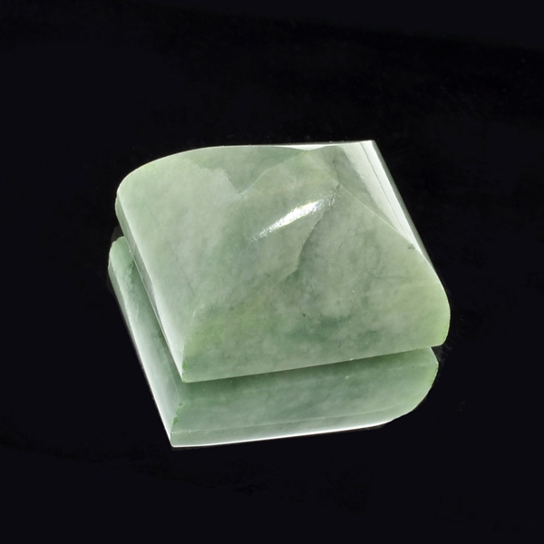 120.26CT Rectangular Cut Cabochon Nephrite Jade Gemstone