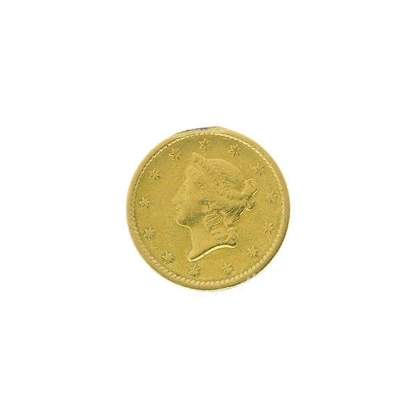 1852 $1 U.S. Liberty Head Gold Coin