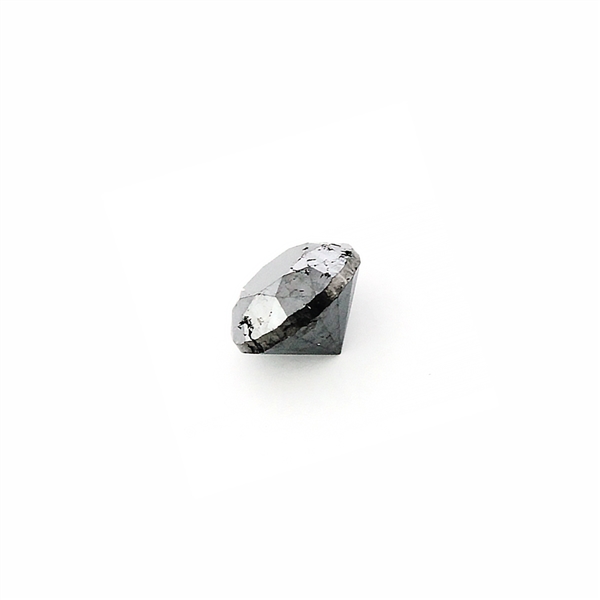 0.48CT Round Cut Black Diamond Gemstone