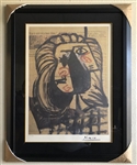 Pablo Picasso "Est ce le secret de la forme dAima?" Museum Framed & Matted Print