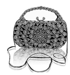 Swarovski Crystal Star of the Show Black Element Handbag! (Vault I)