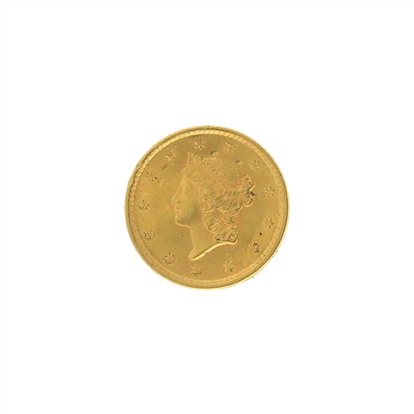 1854 $1 U.S. Liberty Head Gold Coin