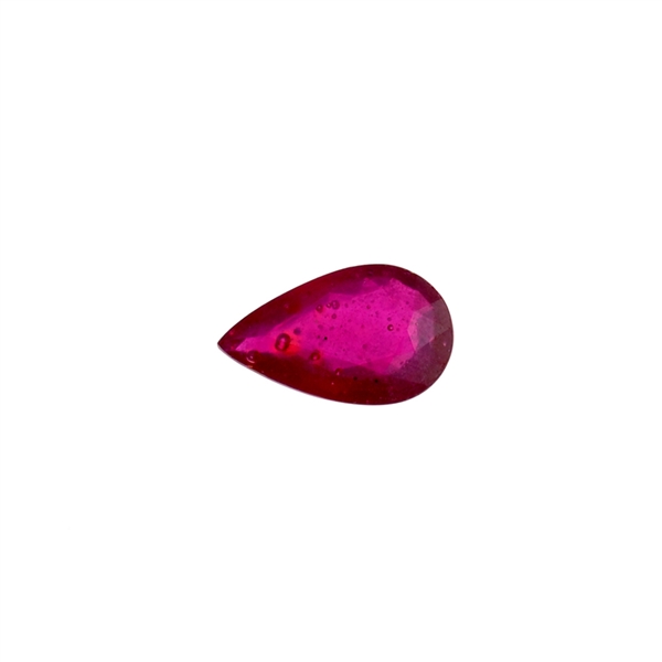 6.60CT Pear Cut Ruby Gemstone 