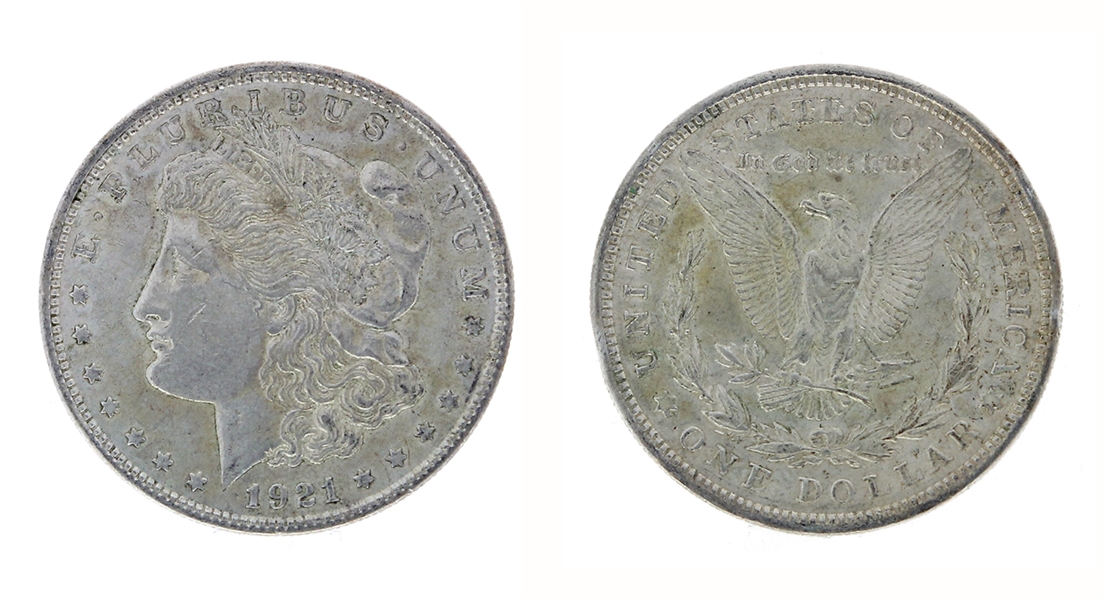 1921 U.S. Morgan Silver Dollar Coin