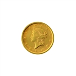 1853 $1 U.S. Liberty Head Gold Coin